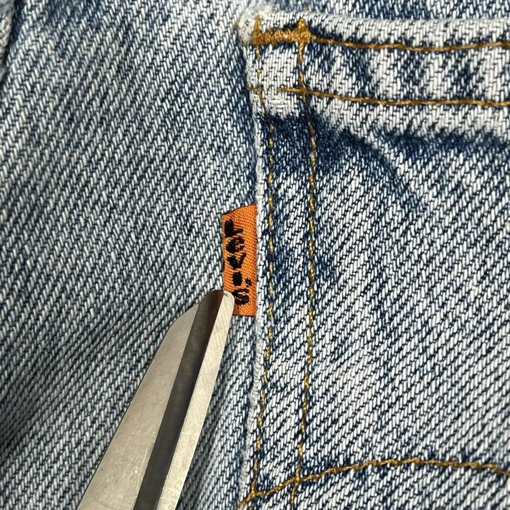 Vtg 90’s Levi’s 505 Orange Tab Mens 32x32 (30x32 Actual) USA Distressed Straight